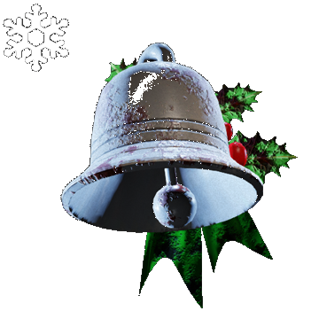 Christmas | Bell Backpack | Silver