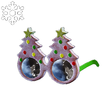 Christmas | Tree Glasses | Red