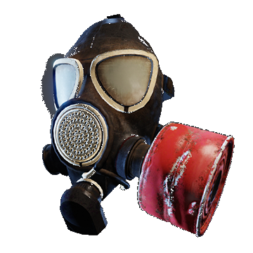 Russian Gas Mask PMK-2 | Red