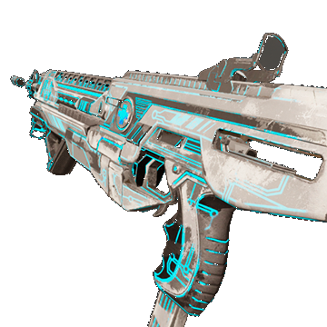 HMTech-401 Assault Rifle | Neon | Battle-Scarred