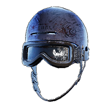 Rebel Helmet Goggles Down | Light Blue