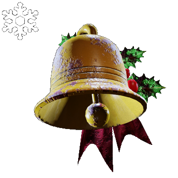 Christmas | Bell Backpack | Gold