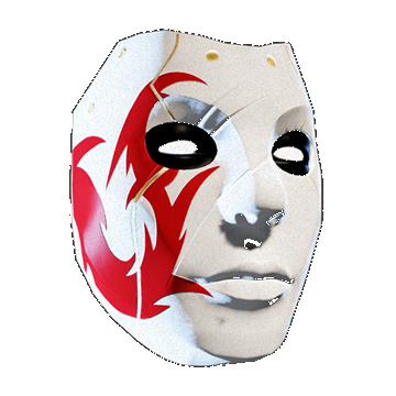 No Expression Mask | White
