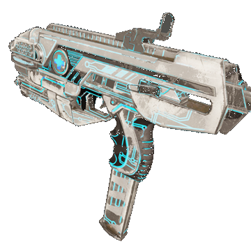 HMTech-201 SMG | Neon | Battle-Scarred
