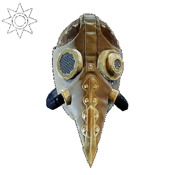 Steampunk | Mrs. Foster Mask | Leather