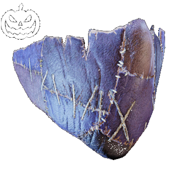 Halloween | Stitched Mouth Mask | Purple