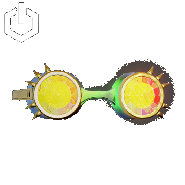 Cyber Rave | Spiked Glasses | Precious