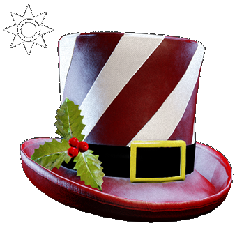 Christmas | Top Hat | Red