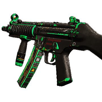 MP5RAS | Horzine Elite Green | Battle-Scarred