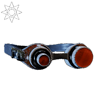 Steampunk | Goggles | Orange