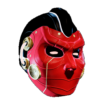 Sci-fy Faceless Helmet | Red