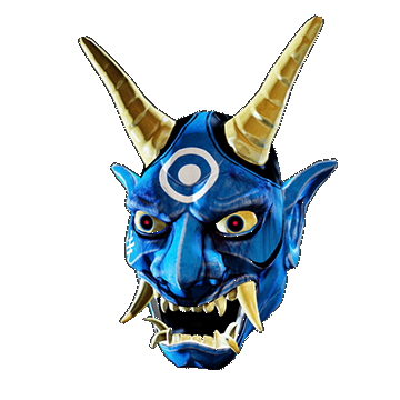 Hannya Mask | Blue