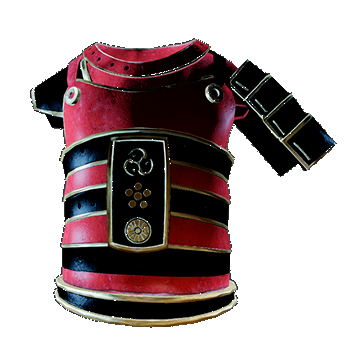 Samurai Armor Chest | Red