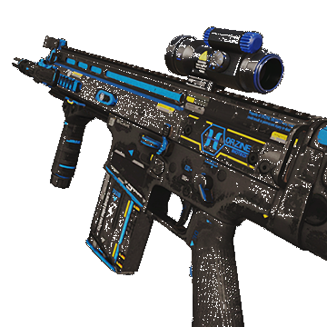 Scar | Horzine Elite Blue | Battle-Scarred