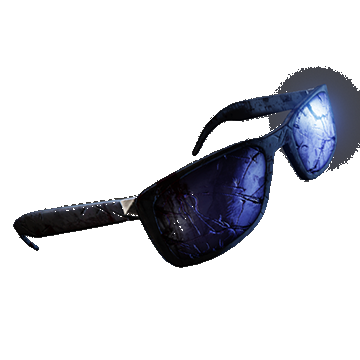 Street Punks Glasses | Scratched Purple