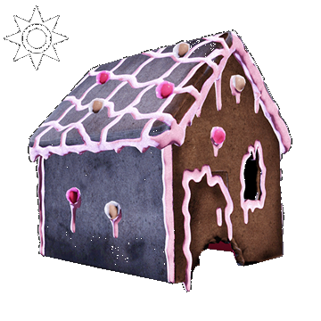 Christmas | Gingerbread Hat | Strawberry Frosted