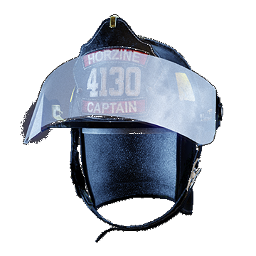 Firefighter Helmet Mask Up | Black
