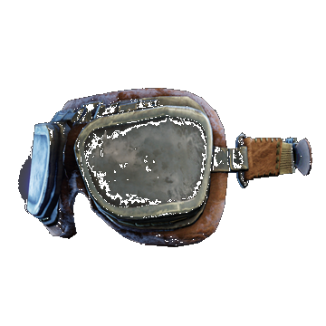 RAF Goggles | Black Glow Green Blue