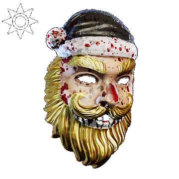 Christmas | Naughty Santa Mask | Precious