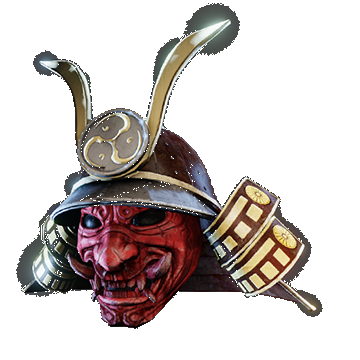 Samurai Mask | Red