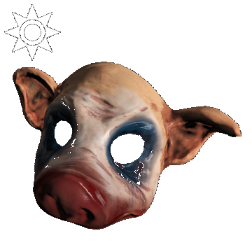 Sideshow Pig Mask | Clown