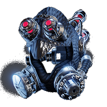Insectoid Helmet Open | Black Red Light