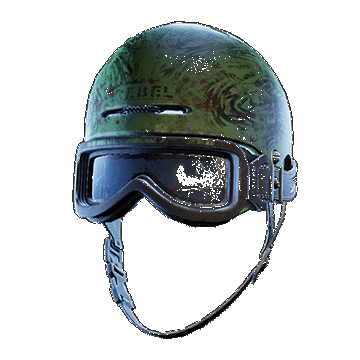 Rebel Helmet Goggles Down | Light Green