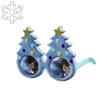 Christmas | Tree Glasses | Blue