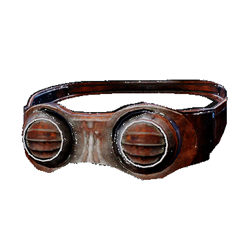 Psycho Pain Goggles Closed | Rusted Iron