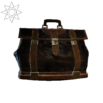 Steampunk | Medical Bag | Dark Leather