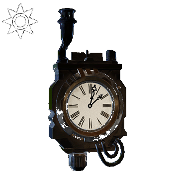 Steampunk | Chimney Clock | Standard
