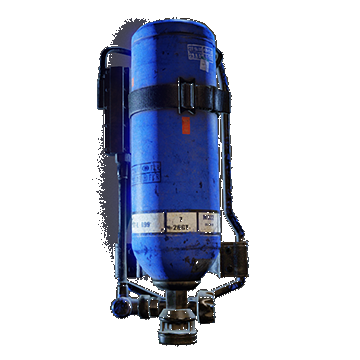 Firefighter Oxygen Tank | Blue