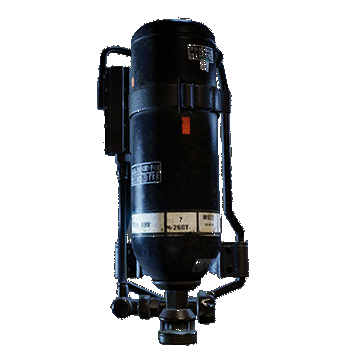 Firefighter Oxygen Tank | Black
