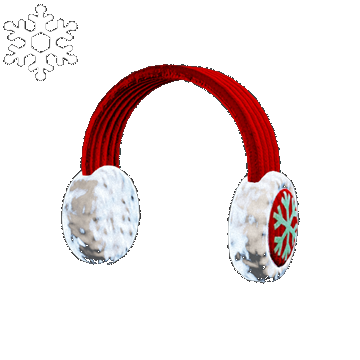 Christmas | Ear Muffs | Red