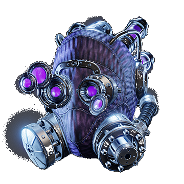 Insectoid Helmet Goggles Down | Purple