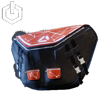 Messenger Backpack | Red