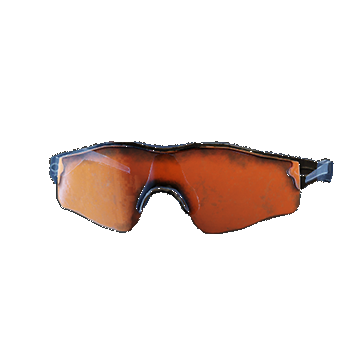 Russian Military Glasses | Black Orange