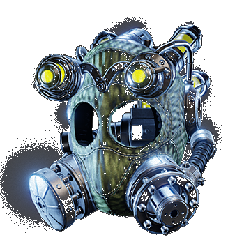 Insectoid Helmet Goggles Up | Yellow