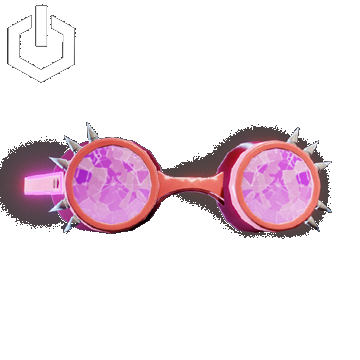 Cyber Rave | Spiked Glasses | Pink