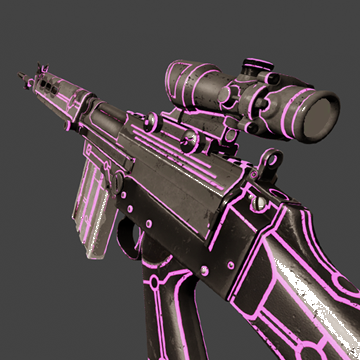 FN FAL | Neon | Field-Tested