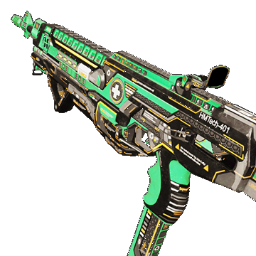 HMTech-401 Assault Rifle | Horzine Elite Green | Field-Tested