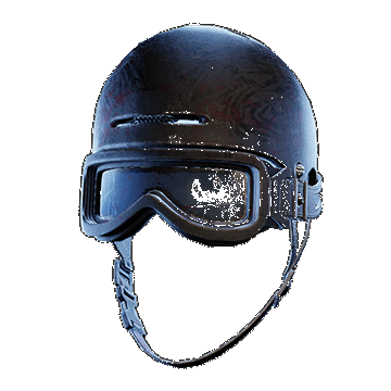 Rebel Helmet Goggles Down | Black