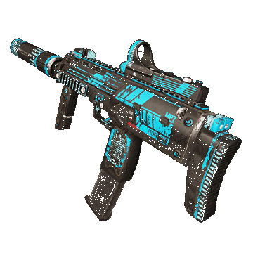 MP7 | Bluefire | Battle-Scarred