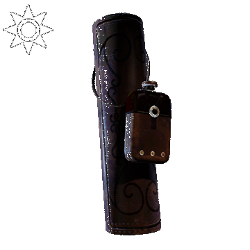 Steampunk | Courier Backpack | Chrome