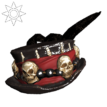 Sideshow Witch-doctor Hat | Red