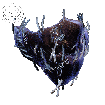 Halloween | Scarecrow Mask | Purple