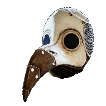 Plague Doctor Mask | White
