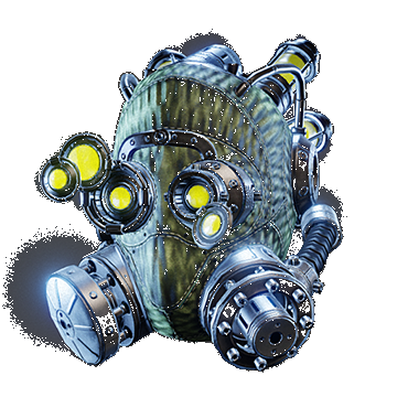 Insectoid Helmet Goggles Down | Yellow
