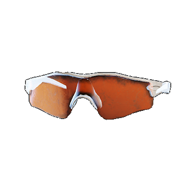 Russian Military Glasses | White Orange