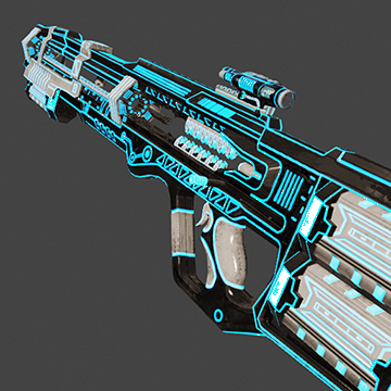Railgun | Neon | Mint